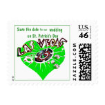 Las Vegas St Patrick's Day Wedding stamps