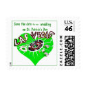Las Vegas St Patrick's Day Wedding stamp