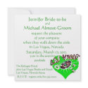 Las Vegas St Patrick's Wedding invitation