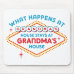 Las Vegas Stays At Grandma's Mouse Pads