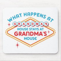 Las Vegas Stays At Grandma's Mouse Pads