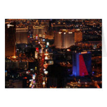 Las Vegas Strip 2006  Greeting Cards