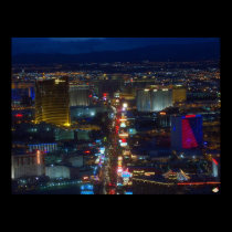 Las Vegas Strip Aerial Photo Poster Print posters