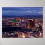 Las Vegas Strip Aerial Poster Print