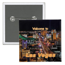 Las Vegas Strip at Night Button
