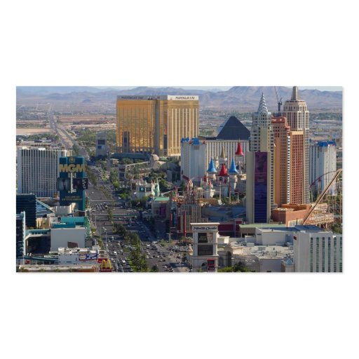 Las Vegas Strip Business Card (back side)