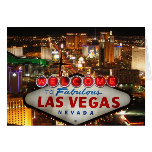 Las Vegas Strip Card | Zazzle