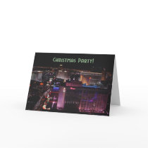 Las Vegas Strip Christmas Party! Invitaiton Card
