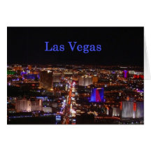 Las Vegas Strip Greeting Card