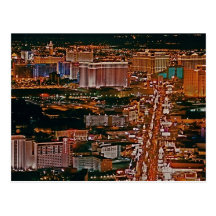 Las Vegas Strip Post Card