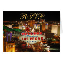 Las Vegas Strip RSVP Card