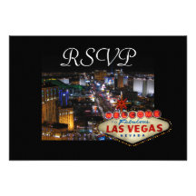 Las Vegas Strip RSVP cards