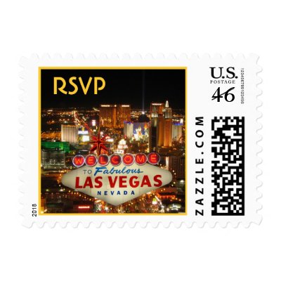 Las Vegas Strip RSVP Postage
