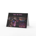Las Vegas Strip Save the Date Card