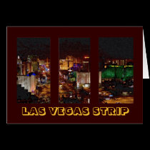 LAS VEGAS STRIP WATER PAINT Card cards