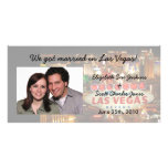 Las Vegas Strip We're Married Photo Cards
