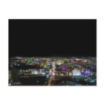 Las Vegas Strip Wide Angle View Postcards