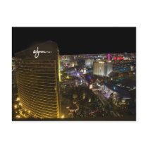 Las Vegas Strip & Wynn at Night Postcards