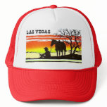 Las Vegas Sunset Cowboy Trucker Hat