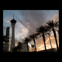 Las Vegas Sunset Poster Print posters