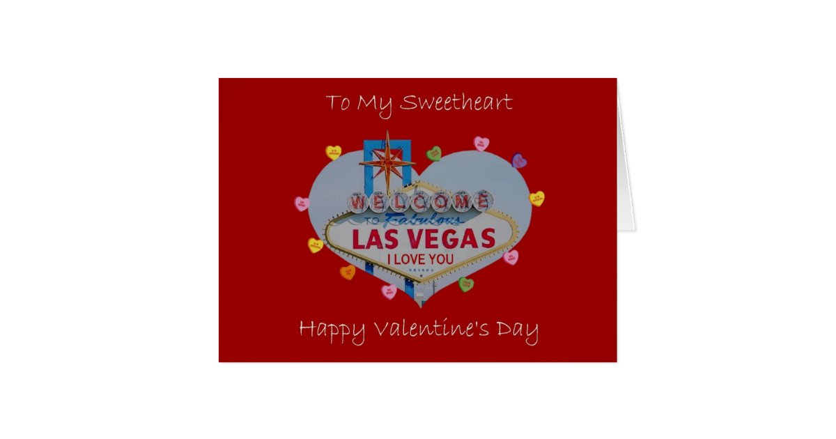 valentines day in las vegas las vegas sweetheart s day card zazzle valentines day in las vegas las vegas sweetheart s day card zazzle