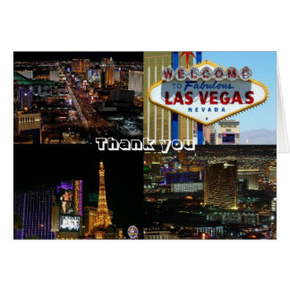 Las Vegas Thank You Cards 