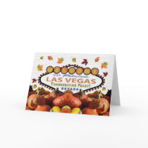 Las Vegas Thanksgiving Feast! Card
