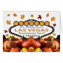 Las Vegas Thanksgiving Feast! Card