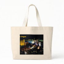Las Vegas The Strip at night Tote Bags