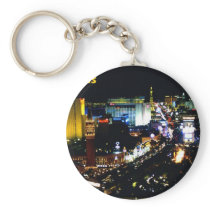 Las Vegas The Strip at night Keychains