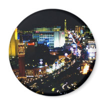 Las Vegas The Strip at night Magnet