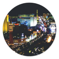 Las Vegas The Strip at night Stickers