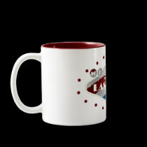 Las Vegas, USA Flag, eagle Mug mugs