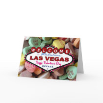 Las Vegas Valentine's Day Candy Card