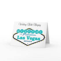 Las Vegas Wedding Bells Ringing Announcement Cards