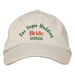 basic_unstructured_adjustable_cap - Super way to announce your wedding in Las Vegas, Nevada, and wonderful keepsake. Personalize with your wedding date.: Sizes  Available colors: stone