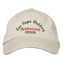 Las Vegas Wedding - Bridesmaid embroidered hats