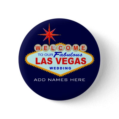 Las Vegas Wedding Button