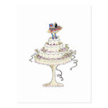 Las Vegas Wedding Cake Postcard