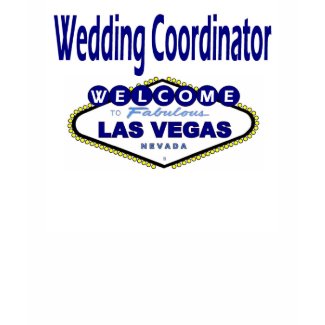 Las Vegas Wedding Coordinator T-Shirt shirt