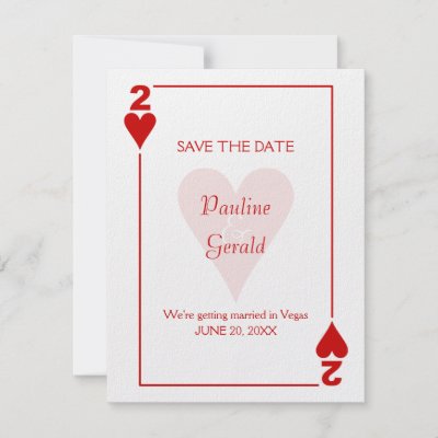 Las Vegas Wedding Invitation