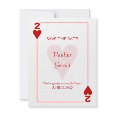 Las Vegas Wedding Invitation