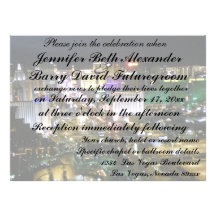 las vegas Wedding Invitation