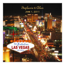 Las Vegas Wedding Invitation