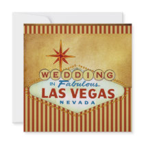 Las Vegas Wedding Invitation Template