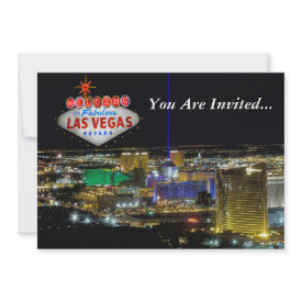 Las Vegas Wedding Invitations invitation