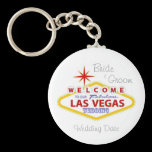 Las Vegas Wedding Keepsake Keychain keychains
