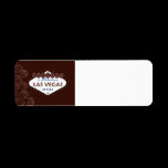 Las Vegas Wedding Label labels
