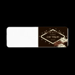 Las Vegas Wedding Label labels