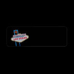 Las Vegas Wedding Label labels